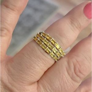 Trio of Sparkle Bomb party OG ring